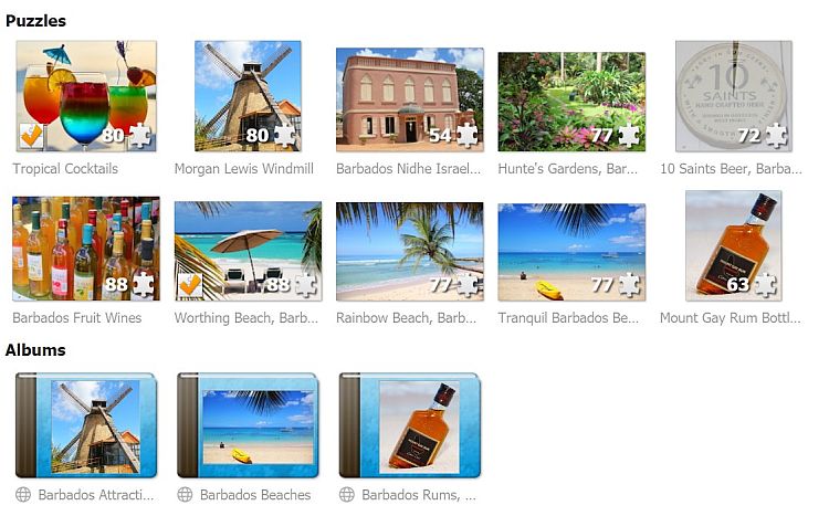Barbados online jigsaw puzzles