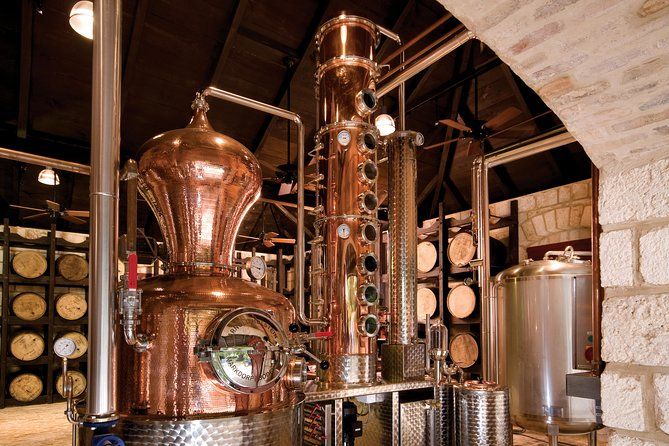 Copper still at St. Nicholas Abbey rum distillery